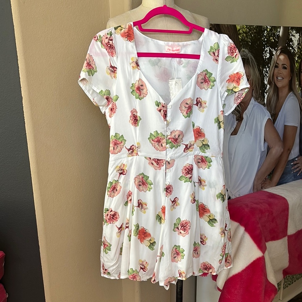 RE-NAMED Lined Romper NWT